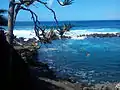 Manapany beach rock pool