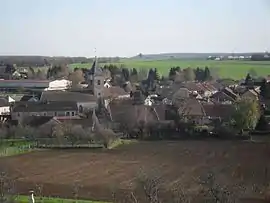 A general view of Mandres-la-Côte