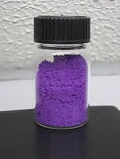 Manganese violet is a synthetic pigment invented in the mid-19th century.