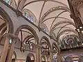 Rib vaults and clerestory