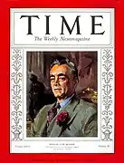 Quezon on Time magazine cover, 1935