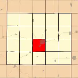 Location in Crawford County