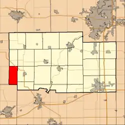 Location in Ogle County