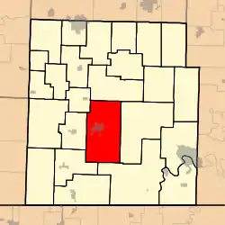 Location in Barry County, Missouri