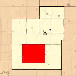 Location in Jackson County