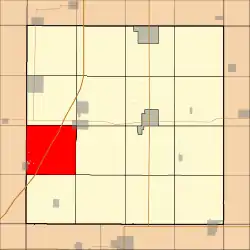 Location in Franklin County