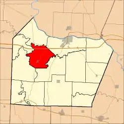 Location in Cooper County
