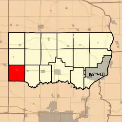 Location in Clinton County