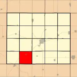 Location in Crawford County