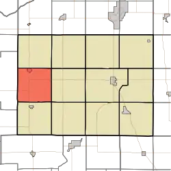 Location in Pulaski County