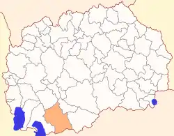 Location of Municipality of Bitola