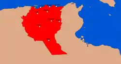 Eastern Algeria/western Tunisia