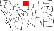 Hill County map