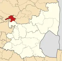 Location in Mpumalanga