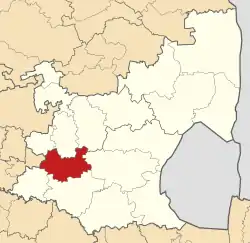 Location in Mpumalanga