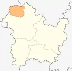 Location of Opaka Municipality in Targovishte Province