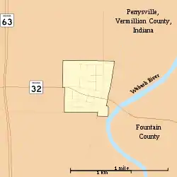 Map of Perrysville