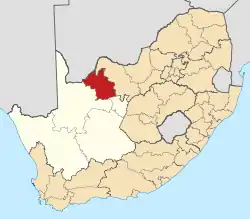 John Taolo Gaetsewe District within South Africa