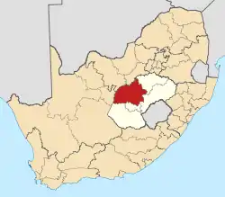 Lejweleputswa District within South Africa