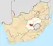 Mangaung within South Africa