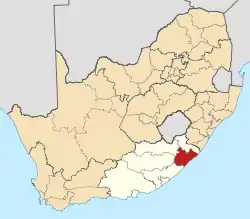 OR Tambo District within South Africa