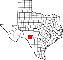 State map highlighting Edwards County