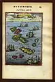 Map of the Cape Verde Islands, 1683 with its geographical features in Middle French