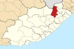 Location in the Eastern Cape