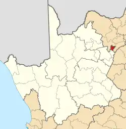 Location in the Northern Cape