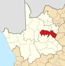 Location in the Northern Cape