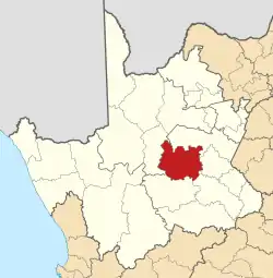 Location in the Northern Cape