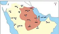 The borders of the Usfurid emirate