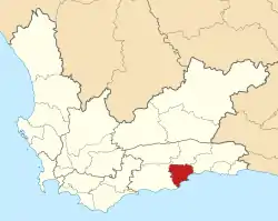 Location in the Western Cape