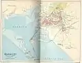 A map of Karachi from 1893