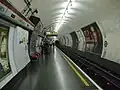 Westbound platform