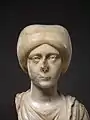 Late fourth century Byzantine Woman, wearing a phakeolis
