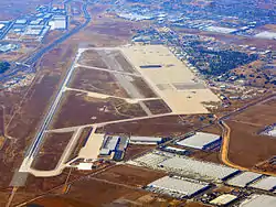 An aerial view of March ARB in 2015