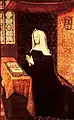 Margaret Beaufort, Queen Mother, at prayer, by an anonymous artist, about 1500.