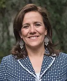 Deputy and former First LadyMargarita Zavala from National Action Party (PAN)