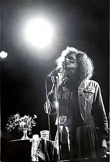 Timmins performing with Cowboy Junkies in Japan