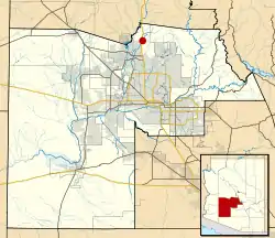 Location in Maricopa County and the state of Arizona