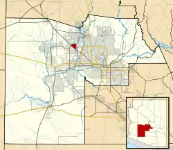 Location in Maricopa County, Arizona
