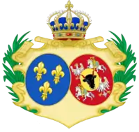 Coat of Arms of Maria Leszczyńska as Queen of France