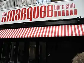 Enter to Marquee Club on Upper Saint Martins Lane