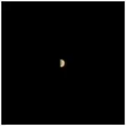 "Half moon" image of Mars