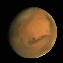 Mars as seen from Mangalyaan