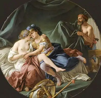 Mars and Venus surprised by Vulcan, (1768)