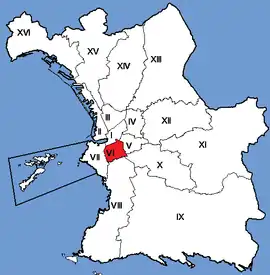 Location within Marseille