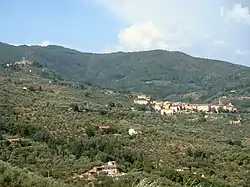 View of Cozzile (left) and Massa (right)