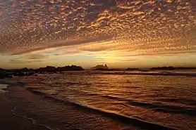 Seashore at dusk in Matanzas
